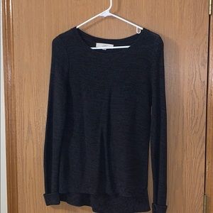 LOFT Charcoal Gray Sweater